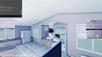 Hot Friend Gets Creampie in Missionary Position During Roblox Game