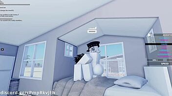 Hot Friend Gets Creampie in Missionary Position During Roblox Game