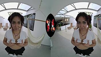 vrlatina cute latina gets her ass pounded in vr