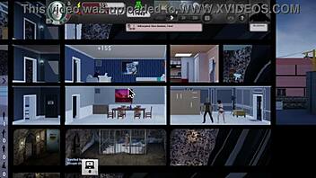 3D cartoon game of training and blowing huge cocks