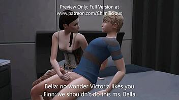 Wild Threesome With Girlfriend And Hot Stepmom