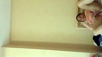 ginger paris masturbates in neon orange