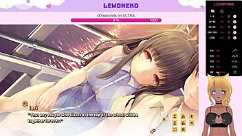 Vtuber lewdneko plays game