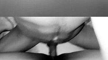 Black beauty receives intense doggy style pounding