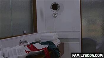 stepdaughter watches stepparents