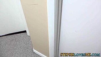Innocent Stepsis Turns Into Hardcore Dick Sucker