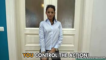 Coco demal and blonde babe in glasses give pov blowjob and fucking