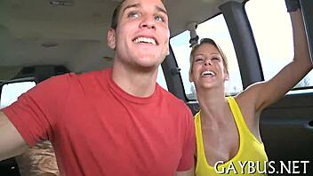 Free Sperm During Wild Homosexual Sex