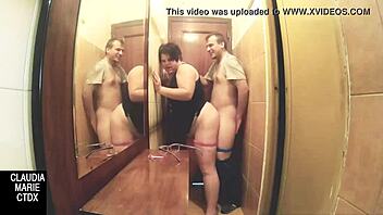 A big beautiful woman gets a blowjob from her loving partner