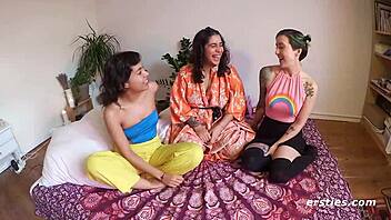 whats better then 2 amateur lesbians 3 of course