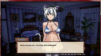 Teen 18+ slut creampies in Breeding Farm Part 11 game.