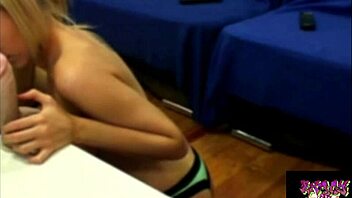 Sexy woman performs live cam show using an exploding dildo toy