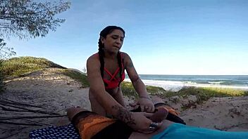 Girl Fucks Publicly On Beach For Car Help - Sumaya Ganesha