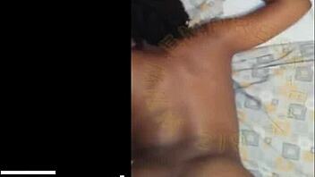 African girl bent over for doggystyle drilling