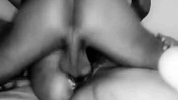 Black beauty receives intense doggy style pounding