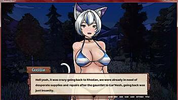 Teen 18+ slut creampies in Breeding Farm Part 11 game.