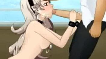 Corrin's tantalizing tits and her skillful deep-throat technique in a steamy anime movie