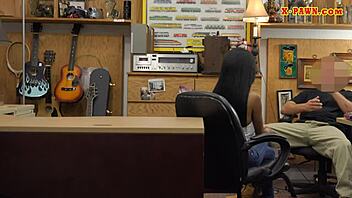 Busty Ghetto Gets Drilled by Pawn Keeper