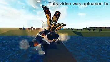 Godzilla and Mothra engage in intense sex battle on Roblox