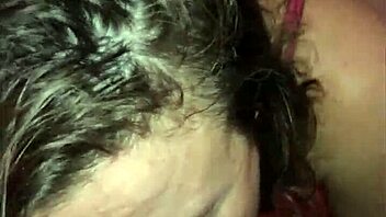 French Amateur Slut Rims and Blows in Satin Lingerie