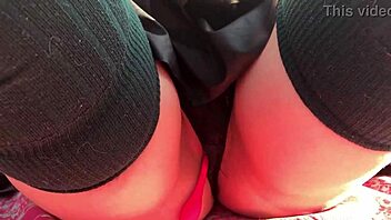 Wet and wild orgasm play in the park
