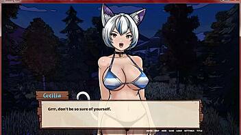 Teen 18+ slut creampies in Breeding Farm Part 11 game.