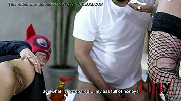 Lohanny brandao's rough sex with a couple in Fruit and Chantilly fetish