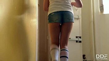 coeds luna rival and rebecca volpetti in threesome, i got anal and blowjob with orgasm