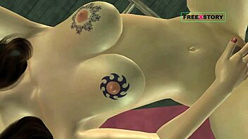 Animated 3D Indian Girl Rubs Pussy Doggy Style