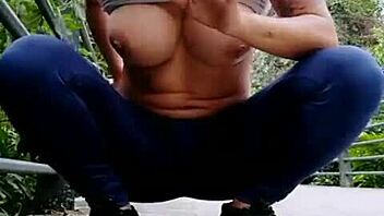 Sexy Colombian Woman In The Park