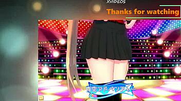 touhou seija breast rubbing in 3d anime game