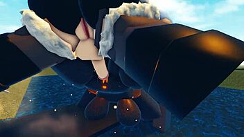 Godzilla and Mothra engage in intense sex battle on Roblox