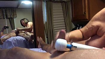 my wife gives amazing blowjob with big tits 😘