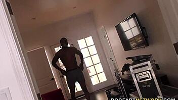 Riley Star Sneaks Around With a Massive Black Cock for Fun.