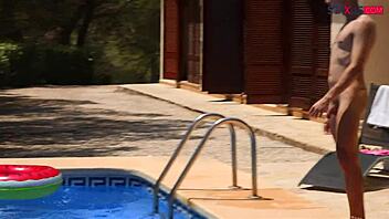 full video staxus passion with friend in pool