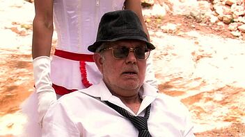 In crazy brothel, Uncle Paco and sexy nurse squirt in episode 2.