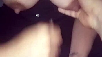 argentinian wife getting tit groping and handjob to cumshot