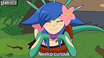 animation rengar meets irelia and ahri