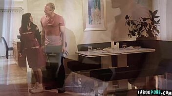 Stepdad fucks stepdaughter Aria Valencia Clarke