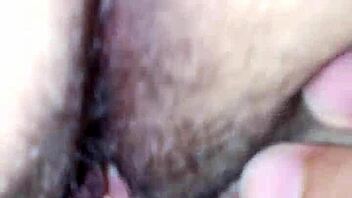 Woman unleashes fierce solo play with intense strokes