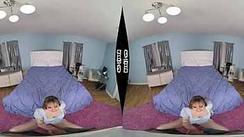 Rebecca vanguard explores pov in teen vr adventure