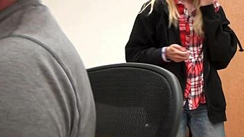 carrie b undergoes casting pov interview with blonde teen details