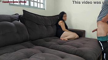 Young Latina stepsis craves big cock in homemade fantasy