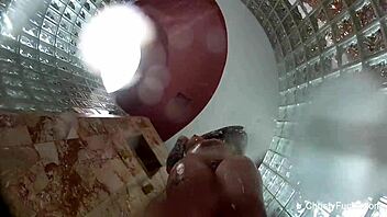 christy mack has fun backstage with big tits