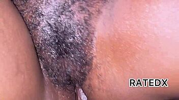 Black beauty explores her backdoor pleasure in intimate detail