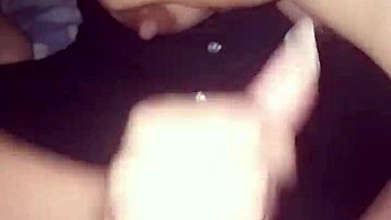 argentinian wife getting tit groping and handjob to cumshot