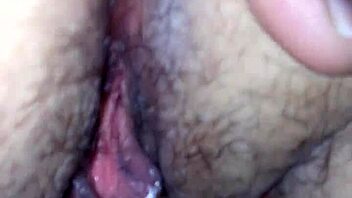 Woman unleashes fierce solo play with intense strokes