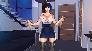 Confined with goddesses Serena and Emma teasing big tits?