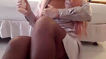 Watch Me Play With Two Dicks While Husband's Away!