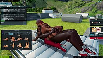 enjoying a tasty bbc in her pussy